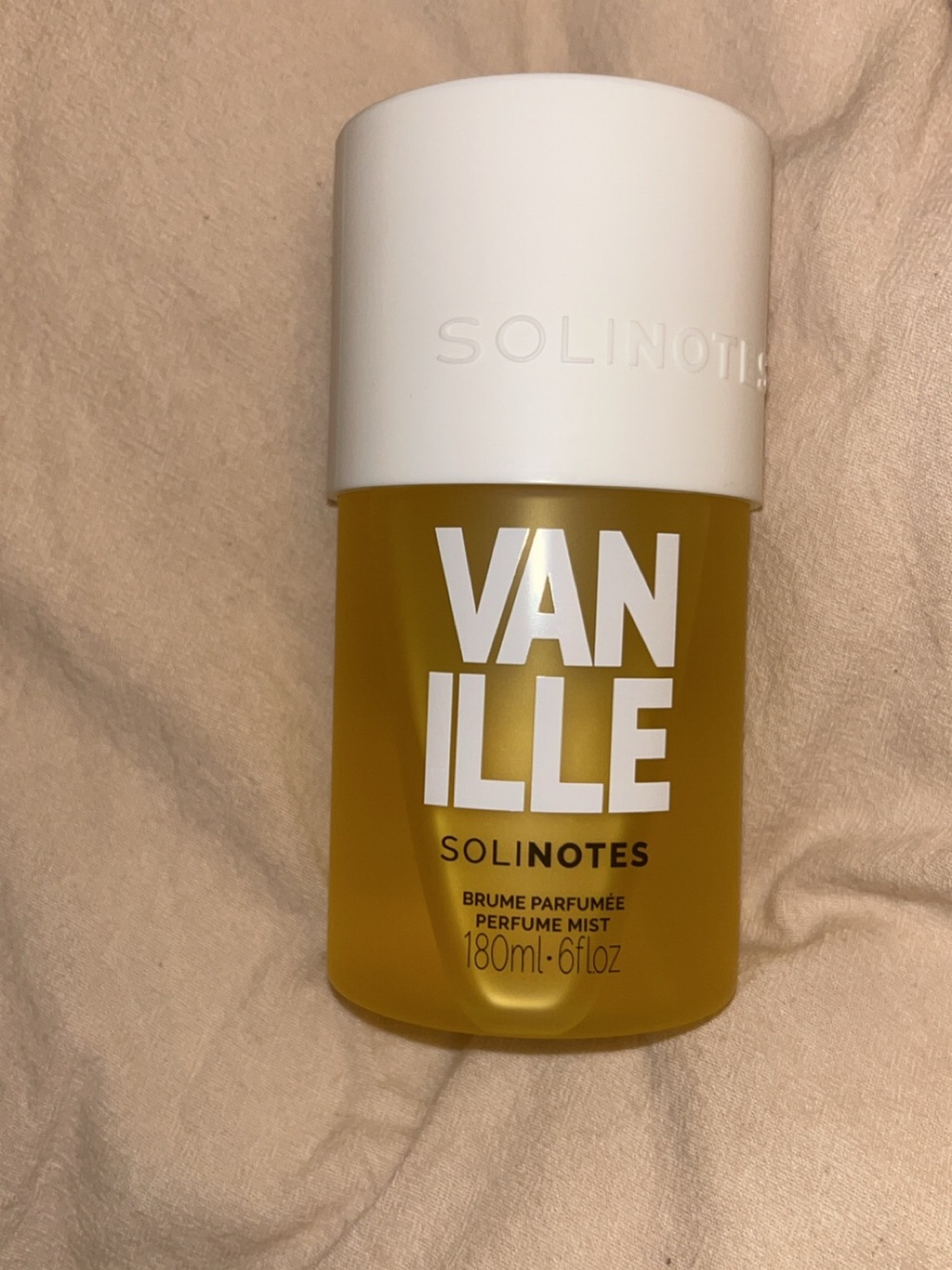 Vanille Perfume Mist in Yellow